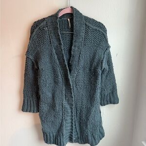 Chunky knit free people cardigan